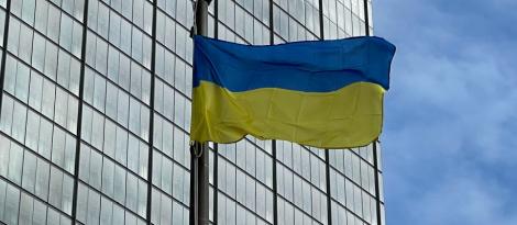 Ukraine flag - 1200x400